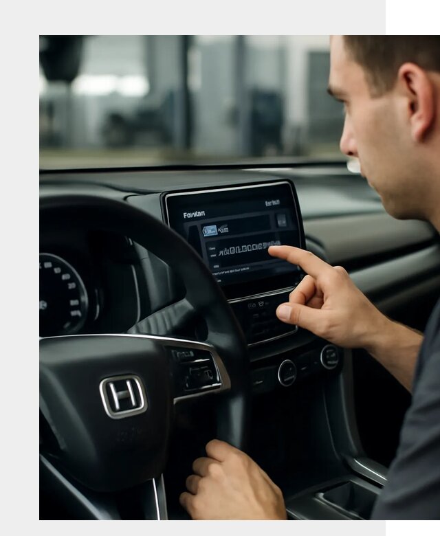 Русификация панели приборов Honda в Лабинске по цене 5362 ФастМобиль-Лбк